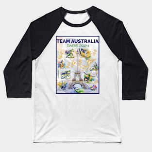 Team Australia - Paris 2024 Baseball T-Shirt